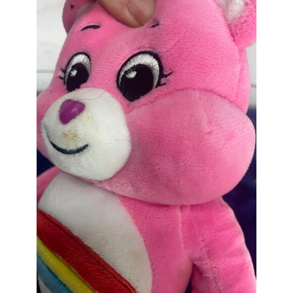 Care Bears Unlock the Magic Cheer Bear 10” Plush 2021 Pink‎ Rainbow - Picture 5 of 6